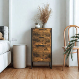 FURNOLD Industrial 3 Drawer Chest Of Drawers Storage Unit - thumbnail 6