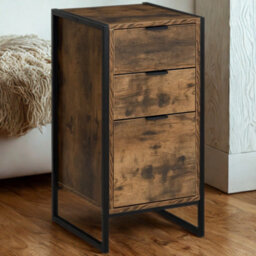 FURNOLD Industrial 3 Drawer Chest Of Drawers Storage Unit - thumbnail 7