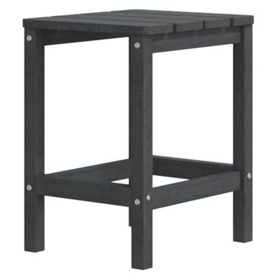Vidaxl Garden Adirondack Table Anthracite 38X38X46 Cm Hdpe - image 1