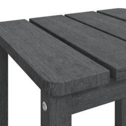 Vidaxl Garden Adirondack Table Anthracite 38X38X46 Cm Hdpe - thumbnail 8