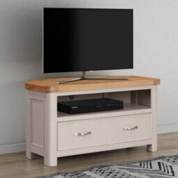 Buttercup Farm Bologna Painted Corner Tv Unit