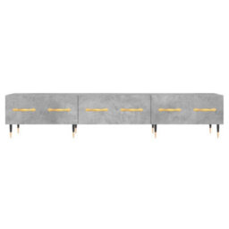 Walplus Tv Cabinet Concrete Grey 150X36X30 Cm Engineered Wood - thumbnail 5