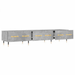 Walplus Tv Cabinet Concrete Grey 150X36X30 Cm Engineered Wood - thumbnail 6