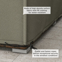 Outsunny Garden Furniture Cover Outdoor Waterproof Rattan Set Rain Protection - thumbnail 5