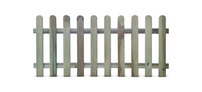 Blooma Liao Autoclave Wooden Picket Fence (W)1.8M (H)0.8M - image 1