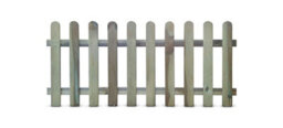 Blooma Liao Autoclave Wooden Picket Fence (W)1.8M (H)0.8M - thumbnail 1