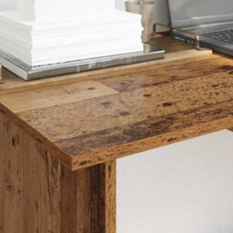 Berkfield Desk Old Wood 100 X 50 X 76 Cm Engineered Wood - thumbnail 4