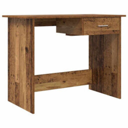 Berkfield Desk Old Wood 100 X 50 X 76 Cm Engineered Wood - thumbnail 2