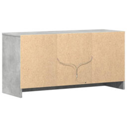 Berkfield Tv Cabinet With Led Concrete Grey 100X34X50 Cm Engineered Wood - thumbnail 8