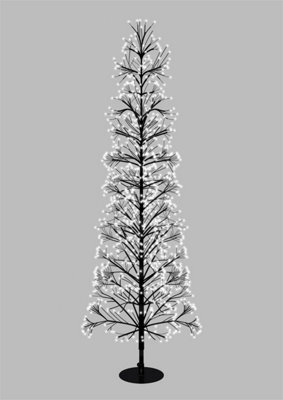 Xmas Haus 1.5M 2000 Ww Micro Led Black Tree - image 1