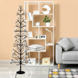 Xmas Haus 1.5M 2000 Ww Micro Led Black Tree - thumbnail 5