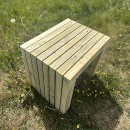 Timber Foundry Wooden Garden Dining Set With Steel X Legs 10-12 Seater Table Only - thumbnail 7