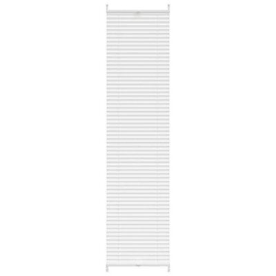 Berkfield Modern Plisse Blind 40X200Cm White Pleated Blind - image 1