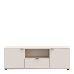 Furniture To Go Ganymede Tv Unit With Open Shelf, Drawer And 2 Doors In Sand - thumbnail 3