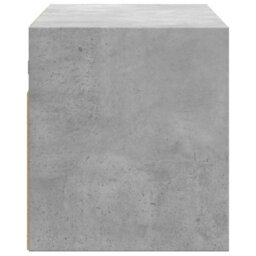 Berkfield Durable Tv Wall Cabinet With Led Lights Concrete Grey 80X31X35 Cm - thumbnail 7
