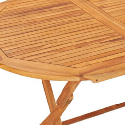 Vidaxl Folding Garden Table 160X80X75 Cm Solid Teak Wood - thumbnail 4
