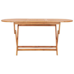 Vidaxl Folding Garden Table 160X80X75 Cm Solid Teak Wood - thumbnail 2