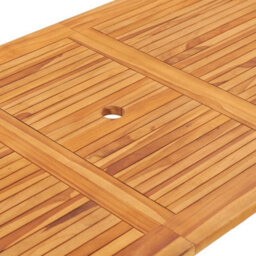 Vidaxl Folding Garden Table 160X80X75 Cm Solid Teak Wood - thumbnail 7