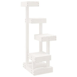 Vidaxl Cat Tree White 45.5X49X103 Cm Solid Wood Pine - thumbnail 2