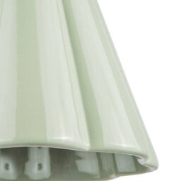 Edit Iris Ceramic Ceiling Pendant Light Antique Brass - thumbnail 4
