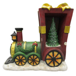 SecureFix Direct Light Up Train Christmas Decoration (Xmas Led Lighted Figure Festive Home Decor) - thumbnail 3