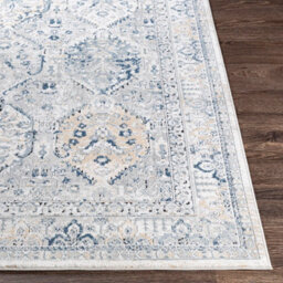 Livabliss Jolie-Vintage Grey Blue Ivory Brown Traditional Boho Living Dining Bedroom Rug 200 X 275 Cm Easy Care, Non Shedding - thumbnail 4