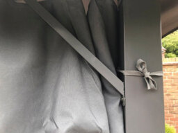 Glendale Garden & Leisure Highfield Gazebo Outdoor Garden Bbq Shelter, Party Tent With Curtains And Apex Canopy - L300 X W400 X H260 Cm - Grey - thumbnail 6