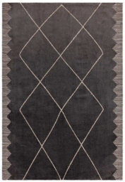 Black Geometric Modern Easy To Clean Abstract Rug For Living Room Dining Room & Bedroom-200Cm X 290Cm - thumbnail 3