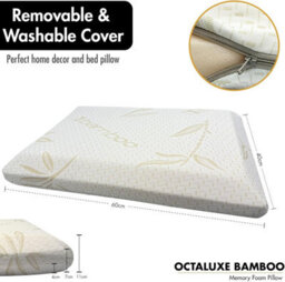 istyle mode Bamboo Cover Visco Memory Foam Pillow - thumbnail 2