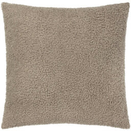 Yard Cabu Chunky Boucle Polyester Filled Cushion, Taupe, 55 X 55Cm