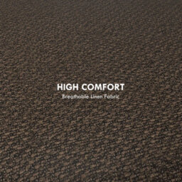 Homcom Storage Ottoman, Round Stool Chair With Cushioned Top, Brown - thumbnail 5