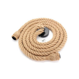 Double Head Industrial E27 Hemp Rope Pendant Lights Attic Personality Indoor 2M Hanging Lighting - thumbnail 9
