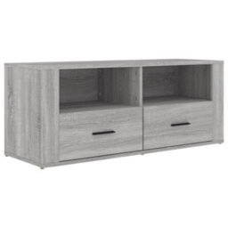 Berkfield Classic Tv Cabinet Grey Sonoma 100X35X40 Cm Engineered Wood - thumbnail 1