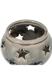 Garda Star Candle Lantern Rustic Ceramic Decor For Cozy Spaces - thumbnail 2
