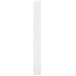 Walplus Shoe Cabinet High Gloss White 59X17X169 Cm Engineered Wood - thumbnail 7