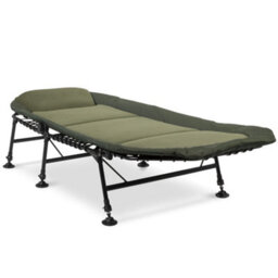 Loops Premium Wide Adjustable Fleece Bedchair For Camping & Fishing With Pillow And Levelling Feet - thumbnail 6