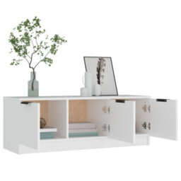 Berkfield Classic Tv Cabinet White 102X35X36.5 Cm Engineered Wood - thumbnail 4