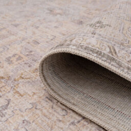 Loomed Pale Beige Boho Traditional Style Distressed Living Area Rug 190X280Cm - thumbnail 8