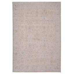 Loomed Pale Beige Boho Traditional Style Distressed Living Area Rug 190X280Cm - thumbnail 1