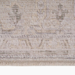 Loomed Pale Beige Boho Traditional Style Distressed Living Area Rug 190X280Cm - thumbnail 4