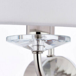 3 Bulb Ceiling Pendant Lamp & 2X Matching Twin Wall Light Modern Bright Nickel - thumbnail 3