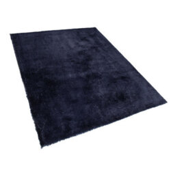 Beliani Shaggygy Rug Evren Dark Blue 140 X 200 Cm - thumbnail 4