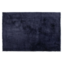 Beliani Shaggygy Rug Evren Dark Blue 140 X 200 Cm - thumbnail 1