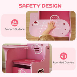 Aiyaplay Kids Table And Chair Set, Toddler Desk Chair With Storage Bins - thumbnail 6