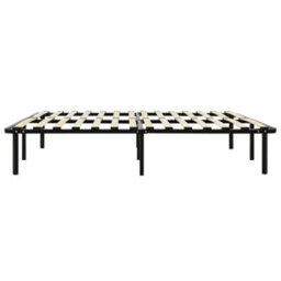 Berkfield Bed Frame Black Metal 180X200 Cm 6Ft Super King - thumbnail 4