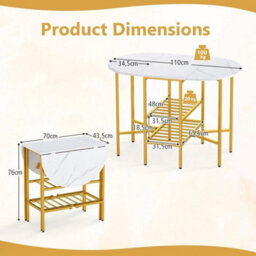 Kitchen Table For 4 People For Dining Room - thumbnail 2