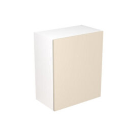 Kitchen Kit Wall Unit 600mm W/ Slab Cabinet Door - Super Matt Cashmere - thumbnail 1