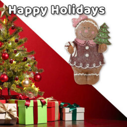 Christmas Gingerbread Figurines Decoration 16Cm X 9.5Cm Brown X 1 - thumbnail 6