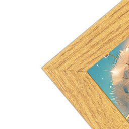 "AK Frames Sleek 18X14"" Oak Thin Modern Picture Frame - Slim And Design For Posters, Prints And Photos - Elegant Wall Frame Decor" - thumbnail 7