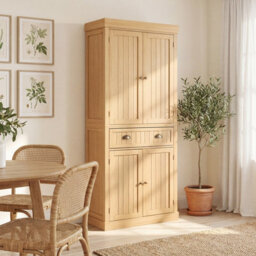 Gainoom 2-Door Floor Utility Storage Cabinet Freestanding Kitchen Accent Storage Cabinet W/adjustable Shelves - thumbnail 7